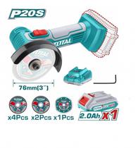 Total Mini Amoladora 20V TAGLI76012 3" M6