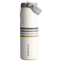 Garrafa Térmica Stanley Aerolight Iceflow Bottle de 710 ML - Cream Ash Stripe