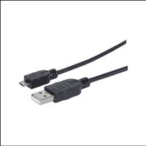 Cable USB A Micro USB 1.8MTS Manh 307178 Negro (V8)