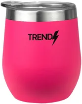 Cuia para Mate Trendy 16266B com Tampa 280ML - Fúcsia