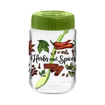 Pote para Condimentos Herevin Con Cuchara 131507-000 370ML Surtido