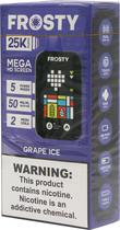 Vape Descartavel Frosty Mega HD Grape Ice - 25000 Puffs