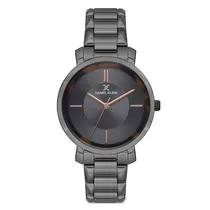 Relogio Analogico Feminino Daniel Klein DK.1.12705-6 Premium Ladies / Pulseira de Aço Inoxidável - Preto