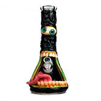 Bong de Vidro HD101 Double Eyed Black Monster