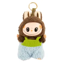 Boneco Labubu - com Roupa - Marrom