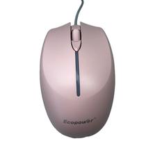 Mouse Ecopower EP-K006 - Rosa (com Fio)