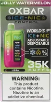 Vape Descartável Oxbar Ice-Nic Jolly Watermelon - 35000 Puffs