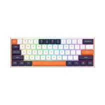 Teclado Gamer Redragon K683WBO-RGB-M Fidd Blanco