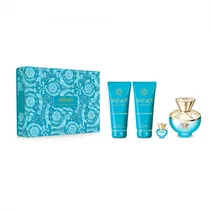 Kit Perfume Versace Dylan Turquoise Feminino 4PCS