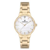 Relogio Analogico Feminino Daniel Klein DK.1.12702-4 Premium Ladies / Pulseira de Aco Inoxidavel - Dourado