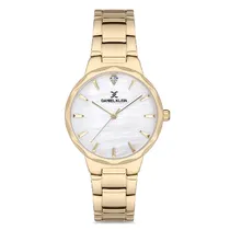 Relógio Analógico Feminino Daniel Klein DK.1.12702-4 Premium Ladies / Pulseira de Aço Inoxidável - Dourado