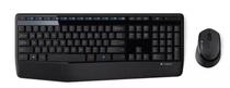 Teclado e Mouse Sem Fio Logitech MK345 2.4GHZ - Preto (Espanhol)