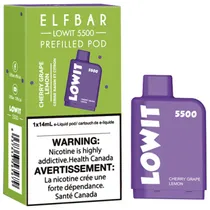 Elf Bar Lowit 5500 Cherry Grape Lem