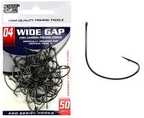 Anzol Marine Sports Wide Gap Black Nickel 04 com 50PCS