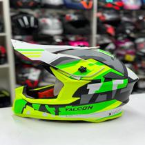 Capacete MT Falcom Cross Fluor Matte