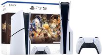 Console Sony Playstation 5 Slim CFIJ-10024 Disk 1TB SSD Genshin Bundle - Black/White (Japones)