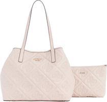 Bolsa Guess QM931828 Light Beige Logo - Feminina