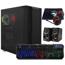 PC Montado Gamer Intel Core i5 3570 de 3.4GHZ 16GB de Ram / 256GB SSD / Geforce GTX750 4GB + Kit Gamer - Preto