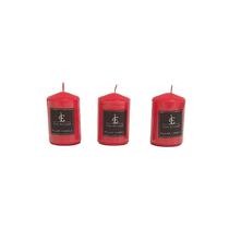 Vela Eton Set Con 3PC Rojo