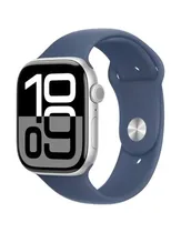 Relogio Apple Watch S10 42MM Silver Al Blue Cloud SL 'Cel'