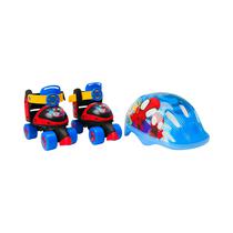 Kit Patines de Aprendizaje + Casco Foster Quad Skate Marvel Spidey And His Amazing Friends 11742-SPY