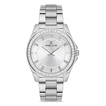 Relógio Analógico Feminino Daniel Klein DK.1.12742-1 Premium Ladies / Pulseira de Aço Inoxidável - Prata