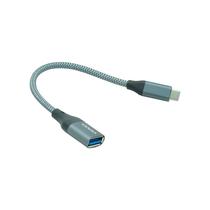 Adaptador Sate AL-110 USB-C A USB-A 3.0 Gris