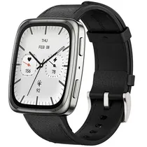 Relogio Amazfit Active 2 Pemium A2437 com GPS/Bluetooth - Black Leather