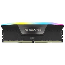 Memória Corsair Vengeance RGB, DDR5 16GB, 5600MHZ, C/DissiPador, para Intel, CMH16GX5M1B5600C40, Preto