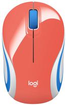 Mouse Wireless Logitech M187 - Coral