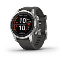 Garmin Relogio Fenix 7S Pro Solar Silver Graphite 42MM 010-02776-01