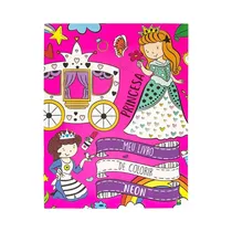 Libro para Colorear Todolivro Mi Libro para Colorear Neón Princesa 1165526 32 Hojas