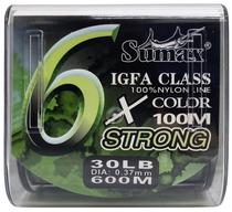 Linha Monofilamento Sumax 6X Strong SD-971 0,37MM 30LB 600M Green