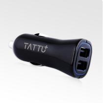 Tattu Dual USB Car Charger PSA-24U2-LB