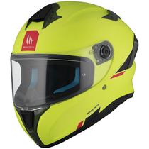 Capacete MT Helmets Targo s Solid A3 - Fechado - Tamanho XL - Matt Yellow