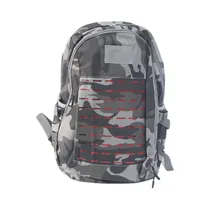 Mochila Doberman 510443 30L Navy Griz/Rojo