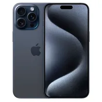Celular Apple iPhone 15 Pro Max A2849 LL/A 512GB e-Sim - Titânio Azul