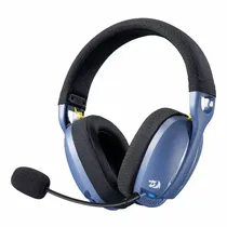Headset Gamer Redragon Skuld Pro H878BB Wireless – Preto Azul