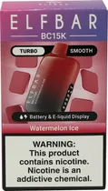 Vape Descartável Elf Bar BC15K Watermelon Ice - 15000 Puff