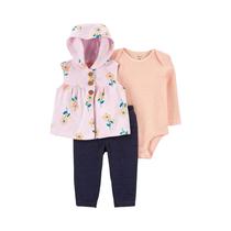 Conjunto Infantil Carter's 1O961010 Nina 3 PZS