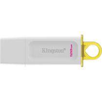 Pendrive Kingston Datatraveler Exodia 128GB USB 3.2 Gen 1  Branco KC-U2G128-5R