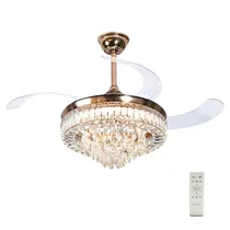 Ventilador de Teto Satellite A-FAN8101 - com Luminária - Bivolt - Dourado