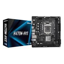 Placa Mae Asrock H470M-HVS DDR4 Socket LGA 1200 Chipset Intel H470 Micro ATX