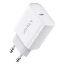 Carregador de Parede Ugreen CD137 PD Gan (Eu) USB-C 20W - Branco (60450)