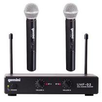 Gemini Mic Uhf 02M Mao Duplo