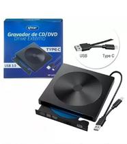 DVD-RW Gravador Externo USB/USB-C KP-LE303