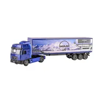 Camión de Juguete New Ray Long Hauler Man F2000 464 15013 Azul