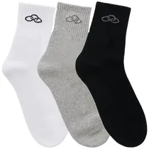 Meias Olympikus OIMSA81922 Tri-Color (3 Pares)