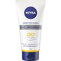 Creme para Maos Nivea Q10 Antienvelhecimento 3 Em 1 - 75ML