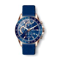 Relogio Analogico Masculino Daniel Klein Exclusive DK.1.12455-4 - Rosa Ouro e Azul